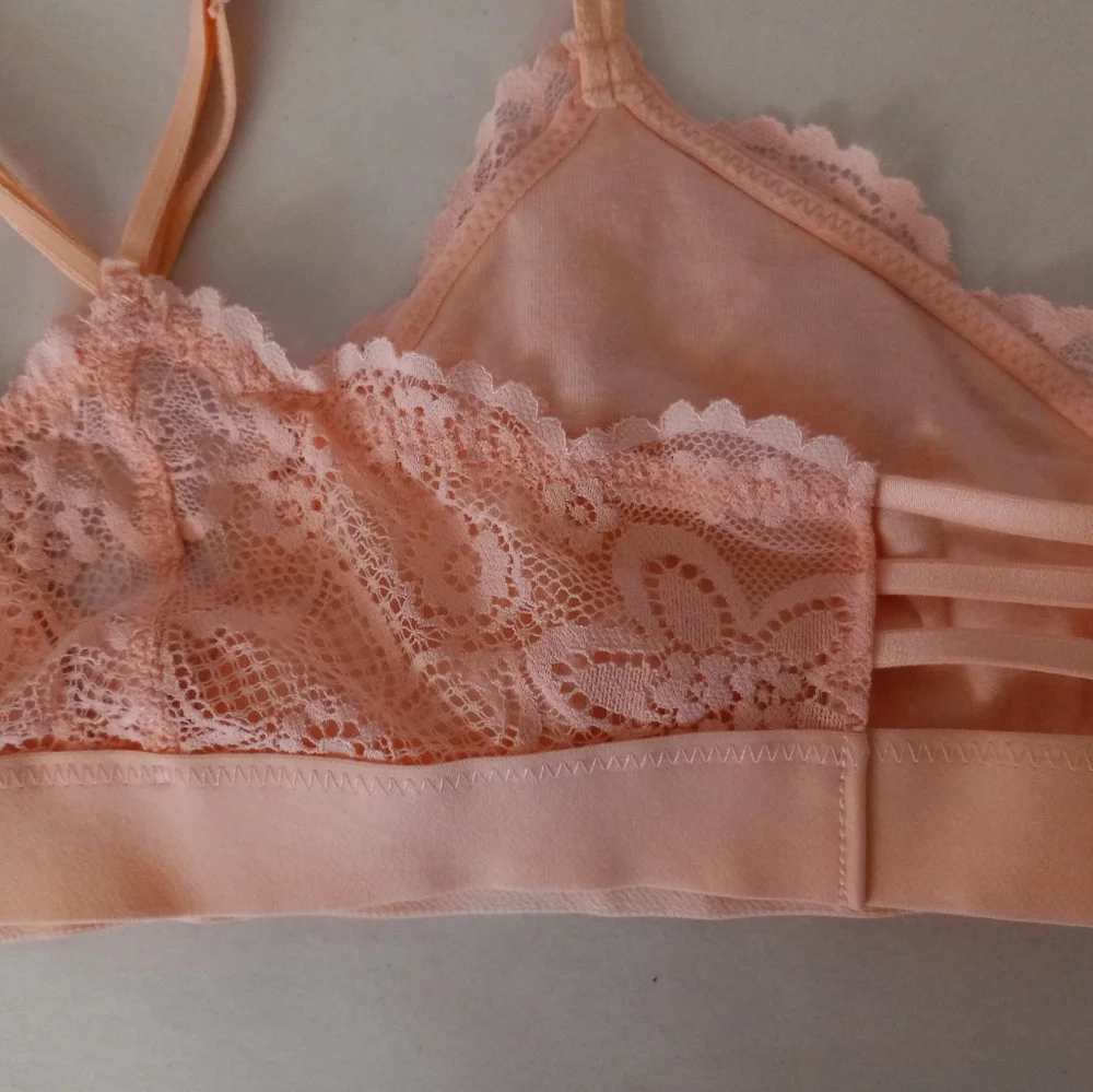 Aerie coral lacey bra S
